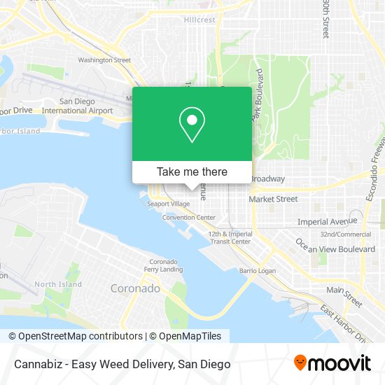 Cannabiz - Easy Weed Delivery map