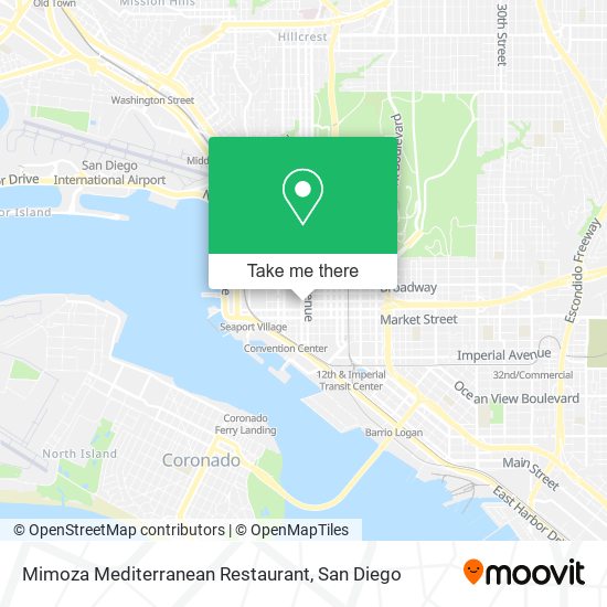 Mimoza Mediterranean Restaurant map