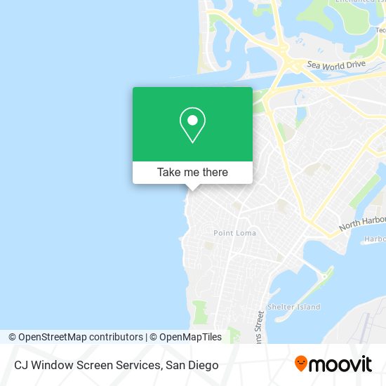 CJ Window Screen Services map