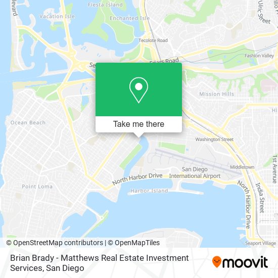Brian Brady - Matthews Real Estate Investment Services map