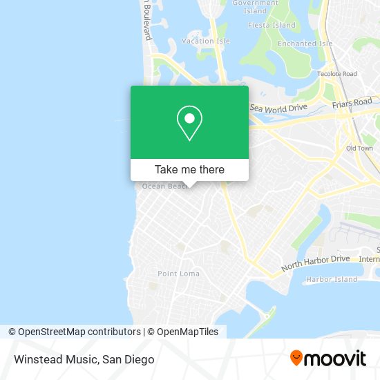 Mapa de Winstead Music