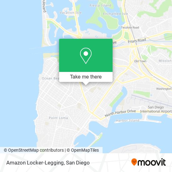 Amazon Locker-Legging map