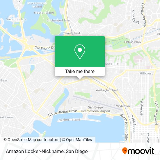 Amazon Locker-Nickname map