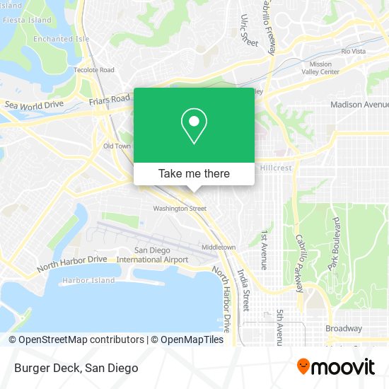 Burger Deck map