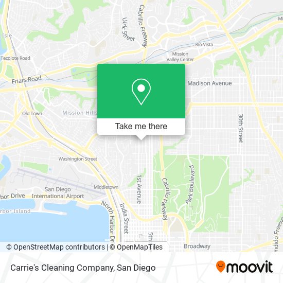 Carrie's Cleaning Company map