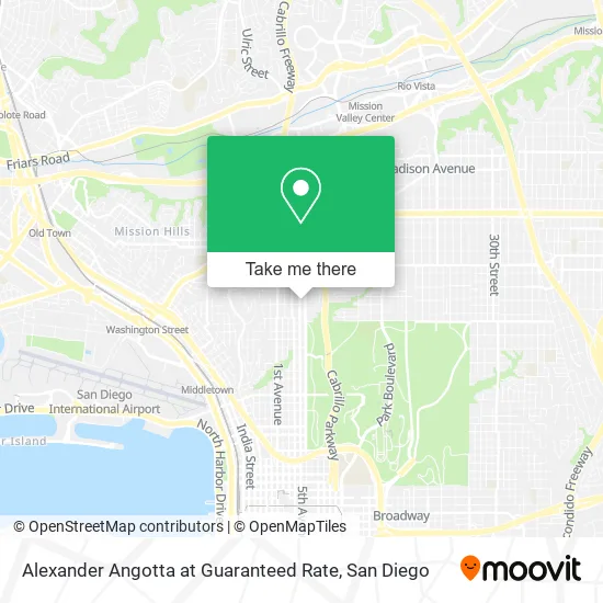 Mapa de Alexander Angotta at Guaranteed Rate