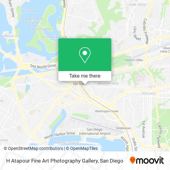 H Atapour Fine Art Photography Gallery map