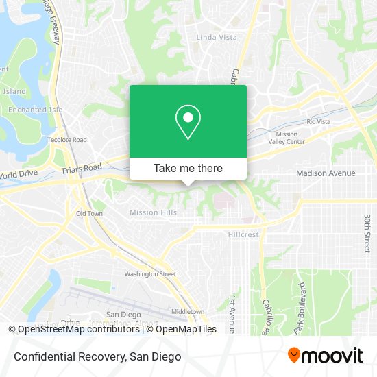 Confidential Recovery map