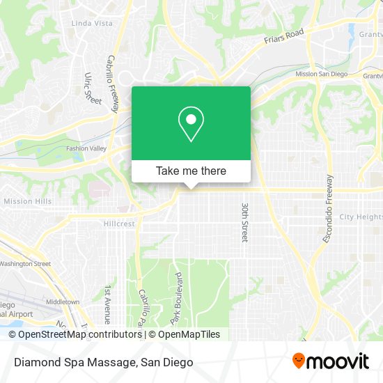 Diamond Spa Massage map