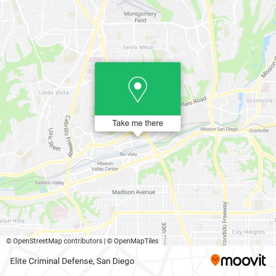 Elite Criminal Defense map