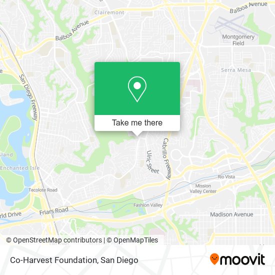 Mapa de Co-Harvest Foundation