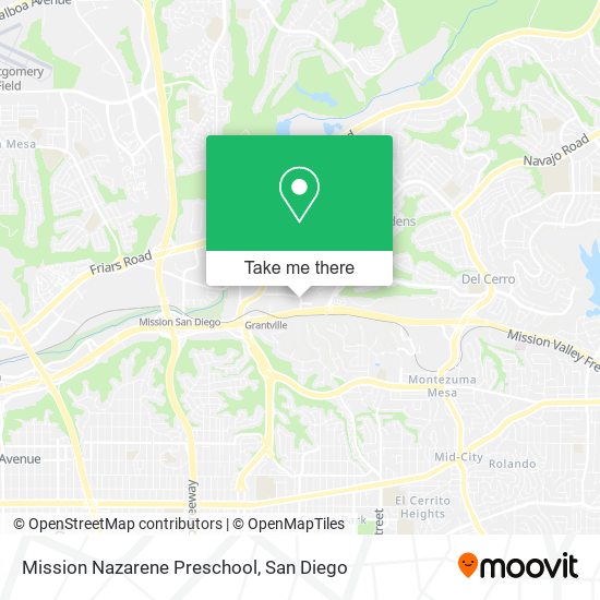 Mission Nazarene Preschool map