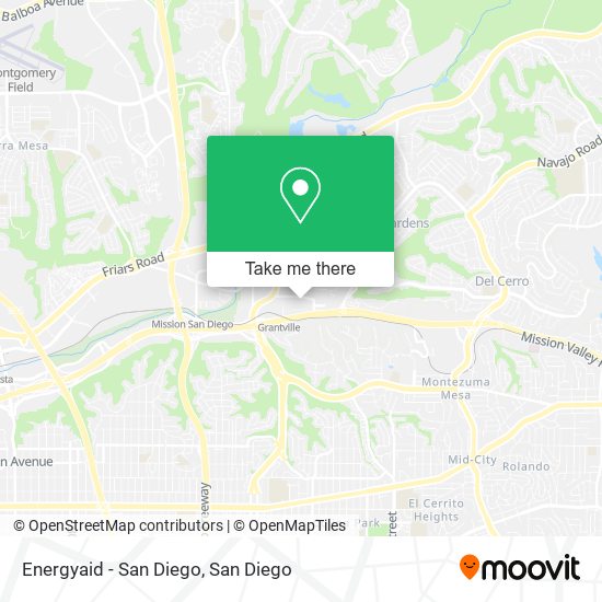 Mapa de Energyaid - San Diego