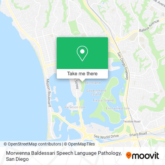 Morwenna Baldessari Speech Language Pathology map