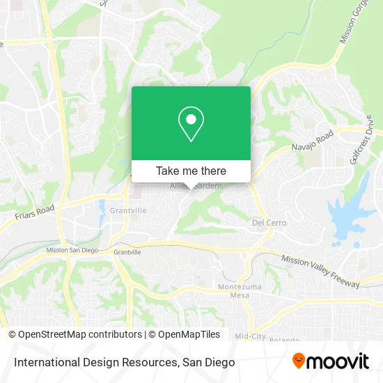 Mapa de International Design Resources