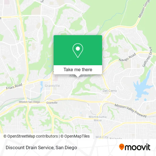 Mapa de Discount Drain Service