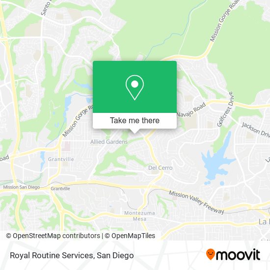 Mapa de Royal Routine Services