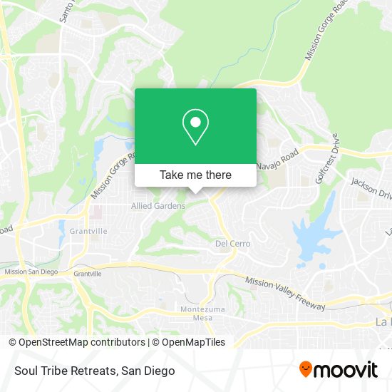 Soul Tribe Retreats map