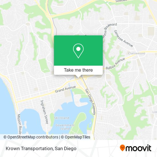 Krown Transportation map