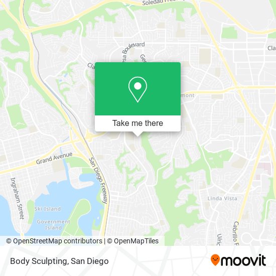 Body Sculpting map