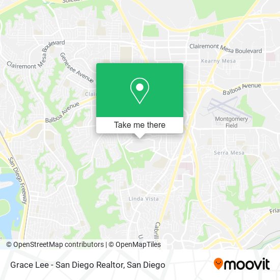 Mapa de Grace Lee - San Diego Realtor