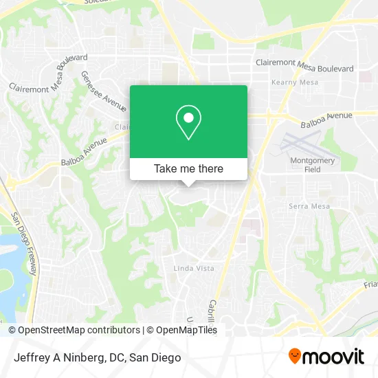 Mapa de Jeffrey A Ninberg, DC