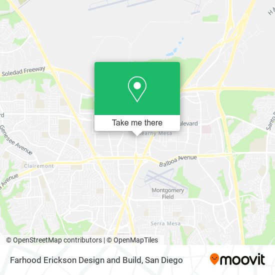 Farhood Erickson Design and Build map