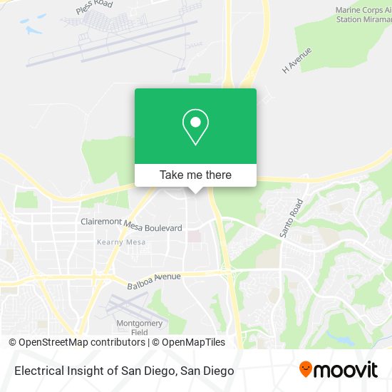 Electrical Insight of San Diego map