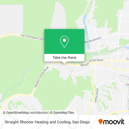 Mapa de Straight Shooter Heating and Cooling