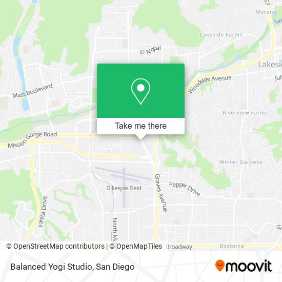 Balanced Yogi Studio map