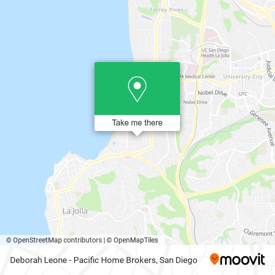 Mapa de Deborah Leone - Pacific Home Brokers