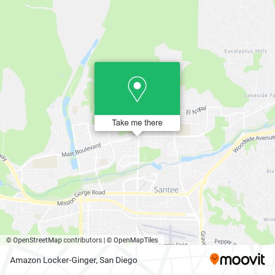 Mapa de Amazon Locker-Ginger