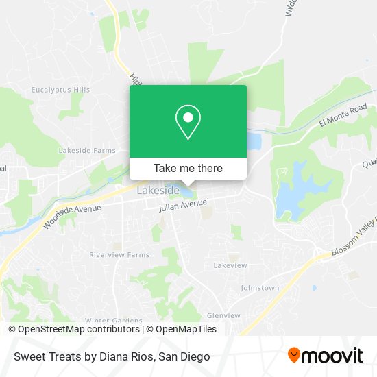 Mapa de Sweet Treats by Diana Rios