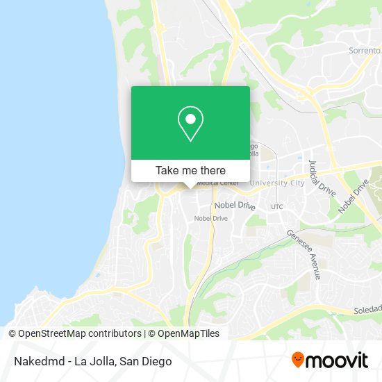 Nakedmd - La Jolla map