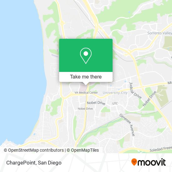 Mapa de ChargePoint