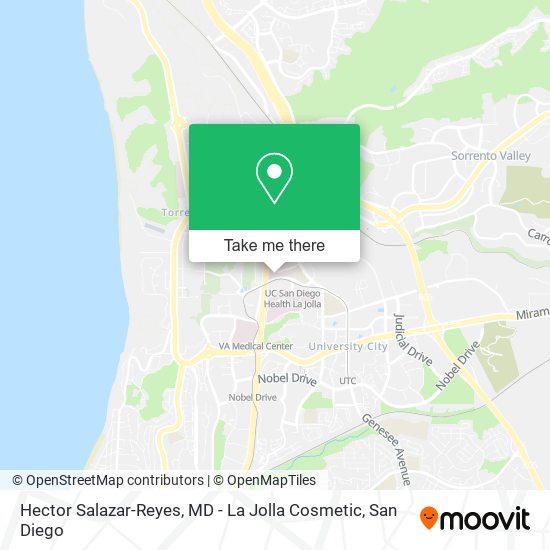 Hector Salazar-Reyes, MD - La Jolla Cosmetic map