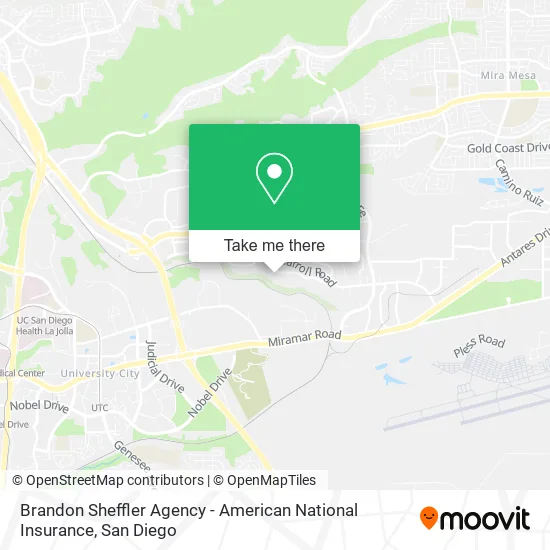 Brandon Sheffler Agency - American National Insurance map