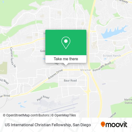 US International Christian Fellowship map