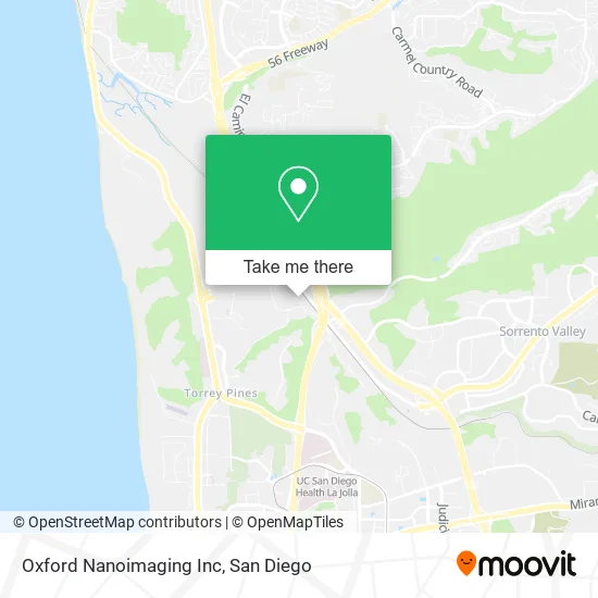 Mapa de Oxford Nanoimaging Inc