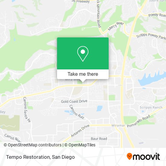 Tempo Restoration map