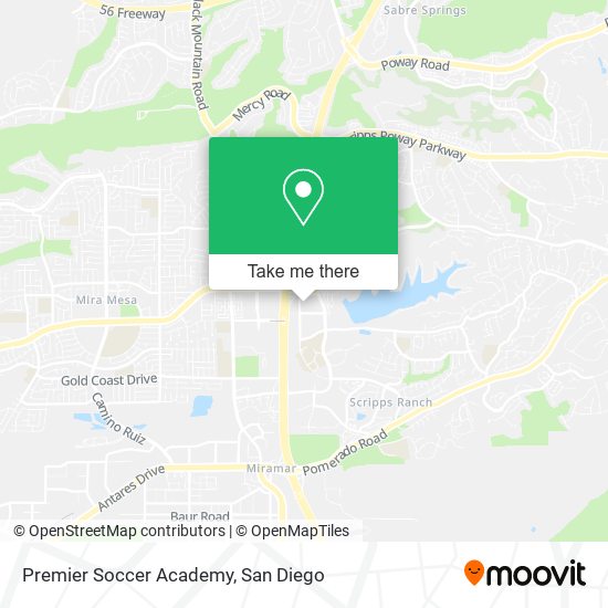 Mapa de Premier Soccer Academy