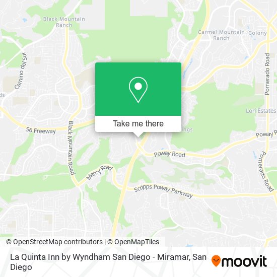 La Quinta Inn by Wyndham San Diego - Miramar map