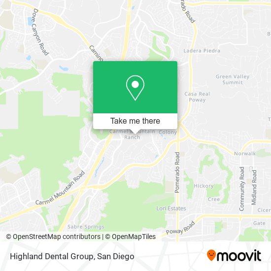 Highland Dental Group map
