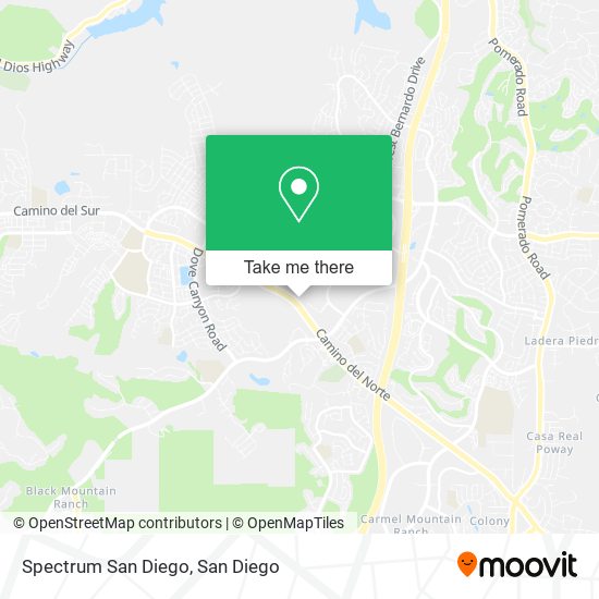 Spectrum San Diego map
