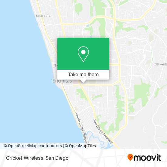 Cricket Wireless map