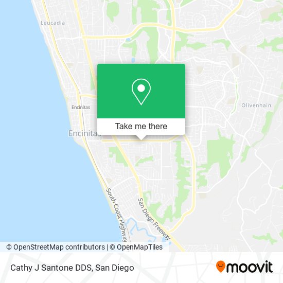 Cathy J Santone DDS map