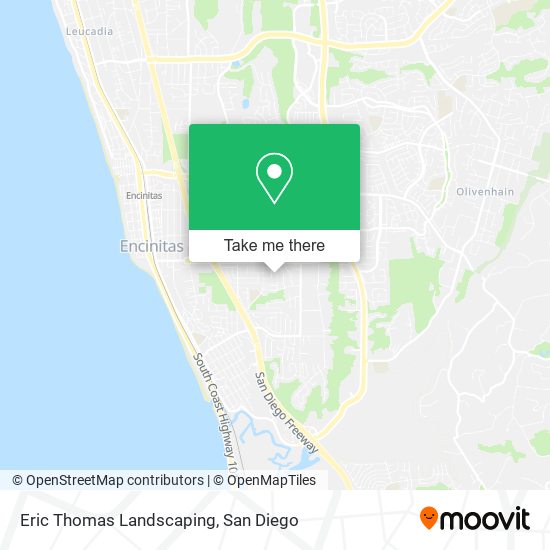 Eric Thomas Landscaping map