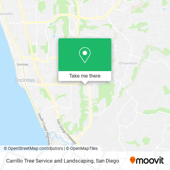 Carrillo Tree Service and Landscaping map