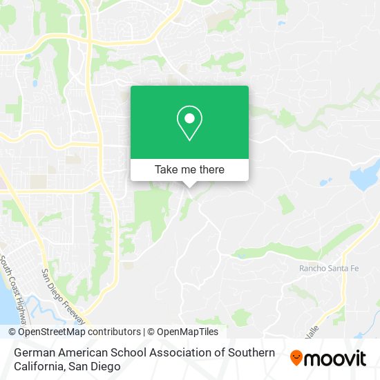 Mapa de German American School Association of Southern California