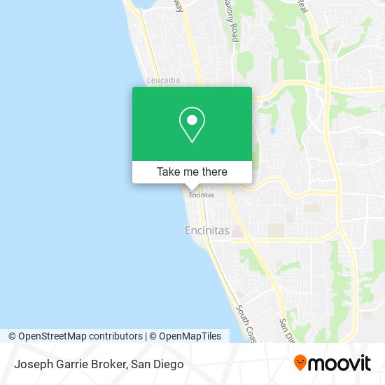 Joseph Garrie Broker map